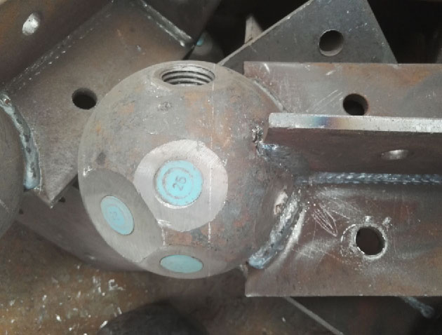 延安螺栓球球塞，网架配件